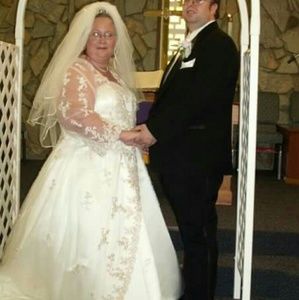 David's bridal  wedding gown